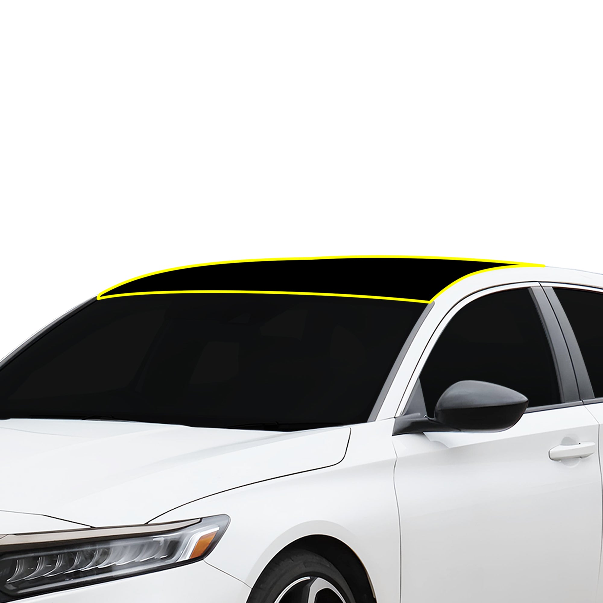 Fits Honda Accord 2018 - 2022 Precut Premium Gloss Black Carbon Fiber Roof Paint Protection Film PPF Decal Film Kit - Bogar Tech Designs