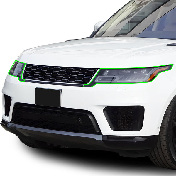 Full Headlight Taillight Precut Smoked PPF Tint Kit Film Overlay Fits Range Rover Sport 2018-2022