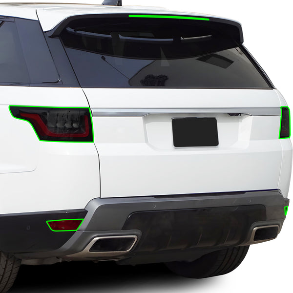 Full Headlight Taillight Precut Smoked PPF Tint Kit Film Overlay Fits Range Rover Sport 2018-2022