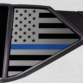 Buy thin-blue-line Quarter Window American Flag Vinyl Decal Stickers Fits Nissan Kicks 2018-2024