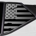 Quarter Window American Flag Vinyl Decal Stickers Fits Nissan Kicks 2018-2024