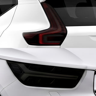 Volvo XC40 2019–2026 Dark Smoke Headlight & Taillight Tint Kit – Precut Vinyl Lens Overlays