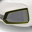 Fits BMW X6 2019-2023 Vinyl Chrome Delete Grille Blackout Decal Stickers Overlay Film
