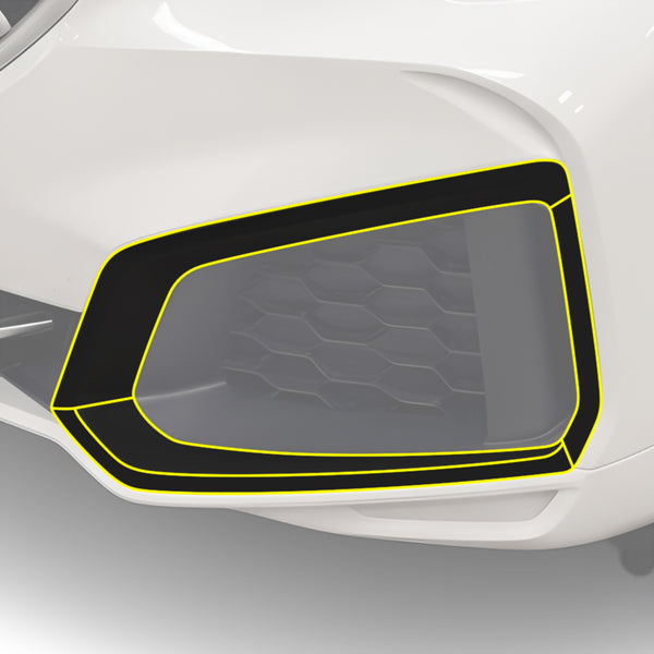 Fits BMW X6 2019-2023 Vinyl Chrome Delete Grille Blackout Decal Stickers Overlay Film