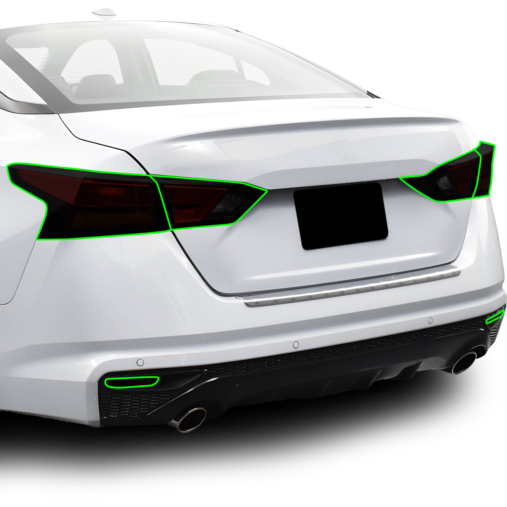 Full Headlight Taillight Precut Smoked PPF Tint Kit Film Overlay Fits Nissan Altima 2019 - 2025 - Bogar Tech Designs