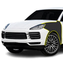 Fits Porsche Cayenne 2019-2023 Precut Premium Gloss Black Carbon Fiber Fender Paint Protection Film PPF Decal Film Kit