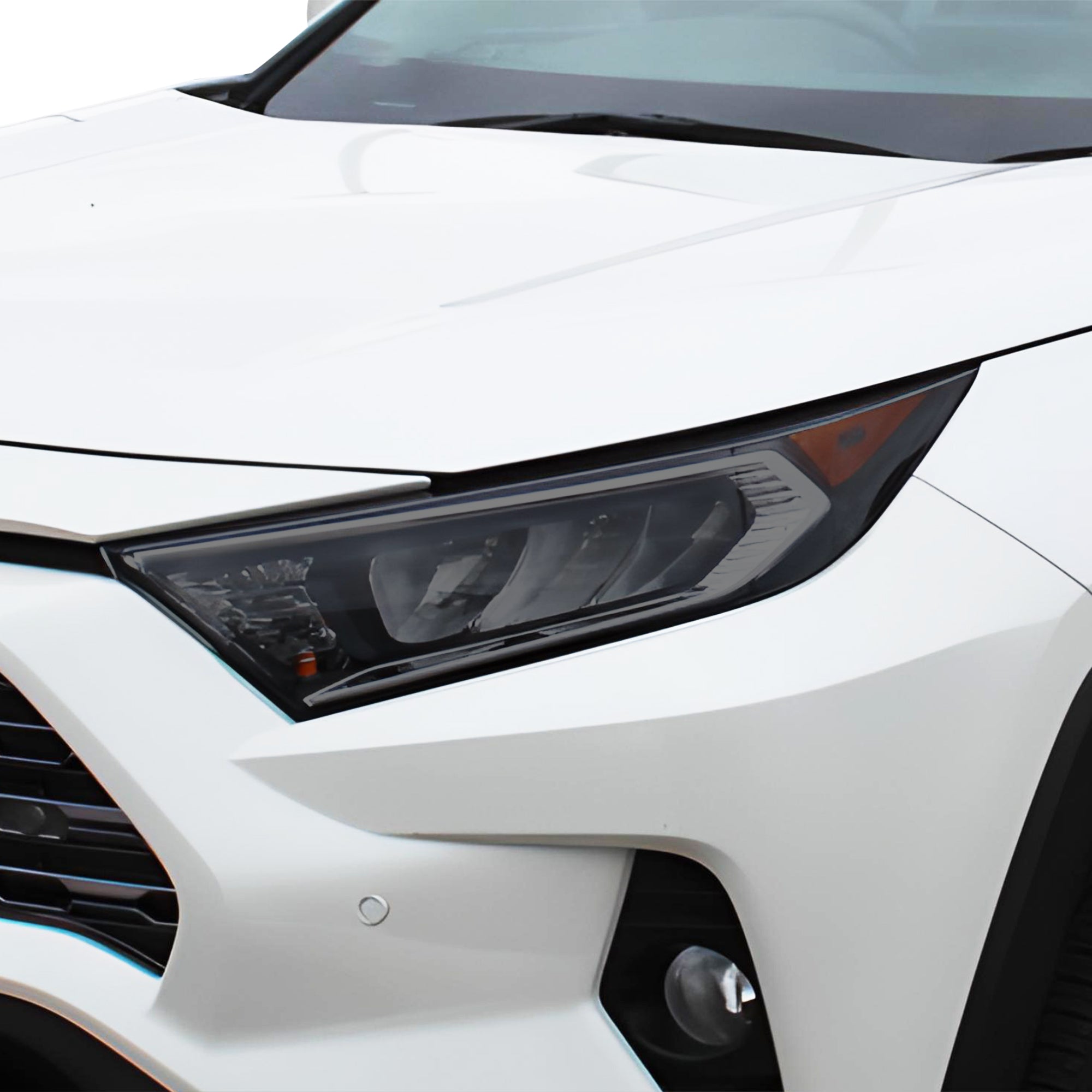 Tinted Taillight Third Brake Reflector Headlight Reverse Light Overlay Tint Film Fits Toyota Rav4 2019 - 2025 - Bogar Tech Designs