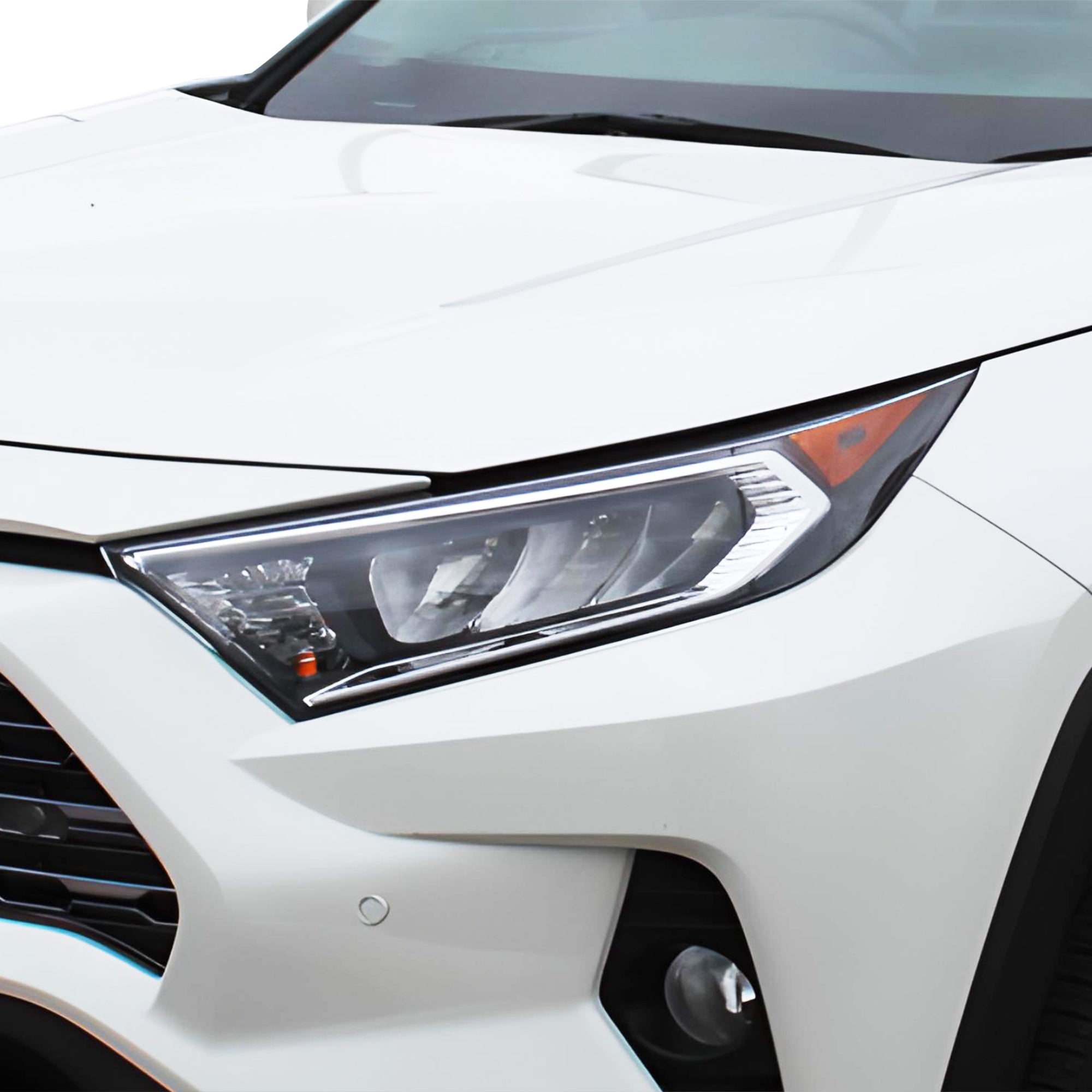 Tinted Taillight Third Brake Reflector Headlight Reverse Light Overlay Tint Film Fits Toyota Rav4 2019 - 2025 - Bogar Tech Designs