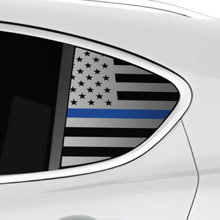 Buy thin-blue-line Quarter Window American Flag Vinyl Decal Stickers Fits Alfa Romeo Stelvio 2019-2024