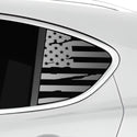 Quarter Window American Flag Vinyl Decal Stickers Fits Alfa Romeo Stelvio 2019-2024