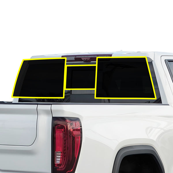 Precut Front Rear Windows Windshield Premium Nano-Ceramic Window Film Tint Kit For GMC Sierra Crew Cab 2019-2024