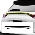 Vinyl Chrome Delete Grille Side Window Rear Blackout Decal Stickers Overlay Film Fits Infiniti QX50 2019-2024