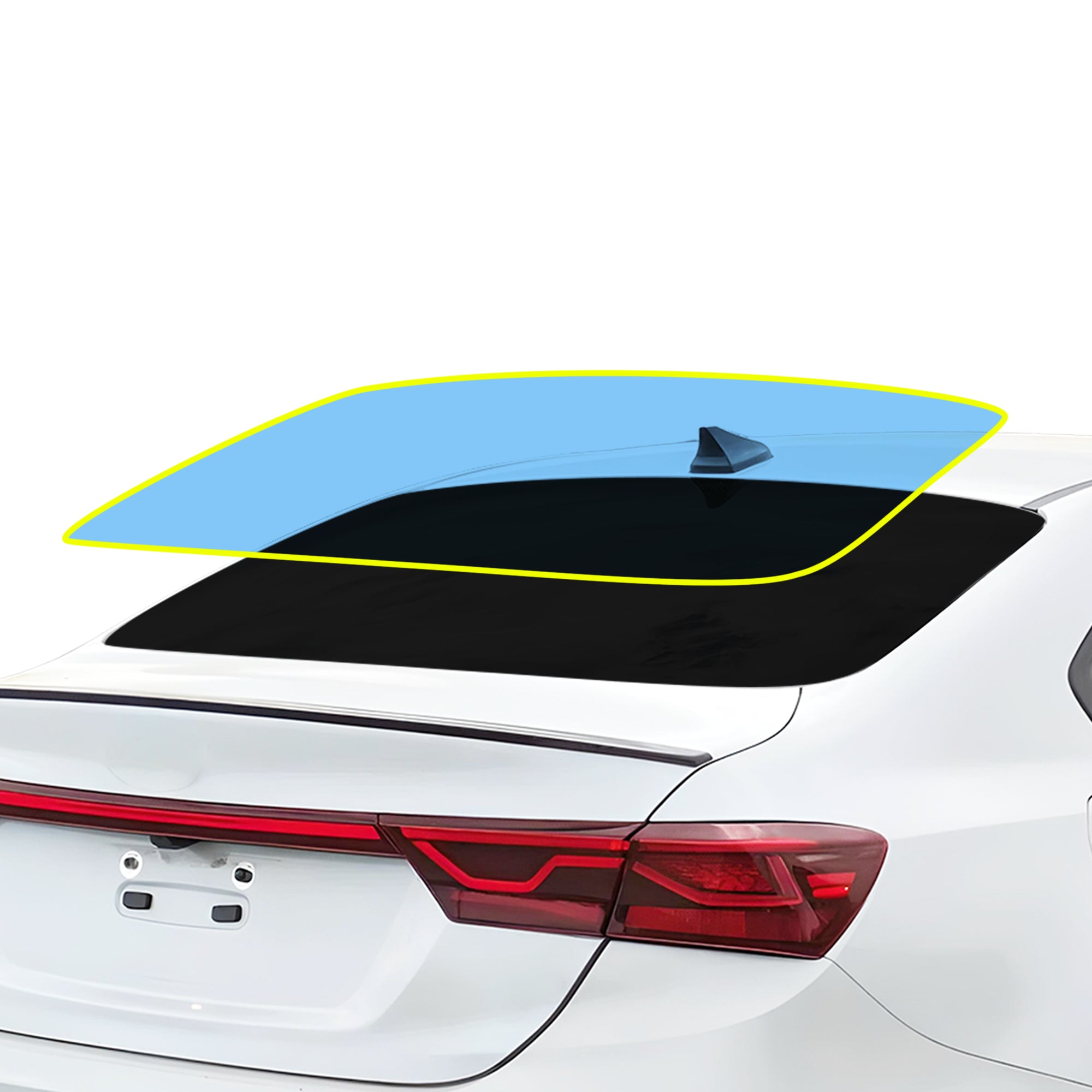 For KIA Forte 2019 - 2024 Precut Front Rear Windshield Premium Protection Self Healing Film Kit - Bogar Tech Designs
