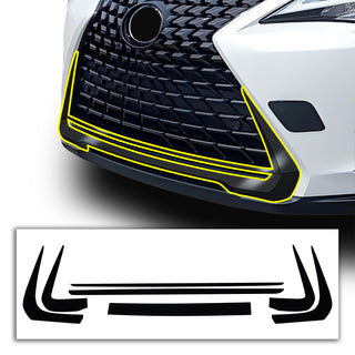 Vinyl Chrome Delete Grille Side Window Wheel Blackout Decal Stickers Overlay Film Fits Lexus UX 2019-2024