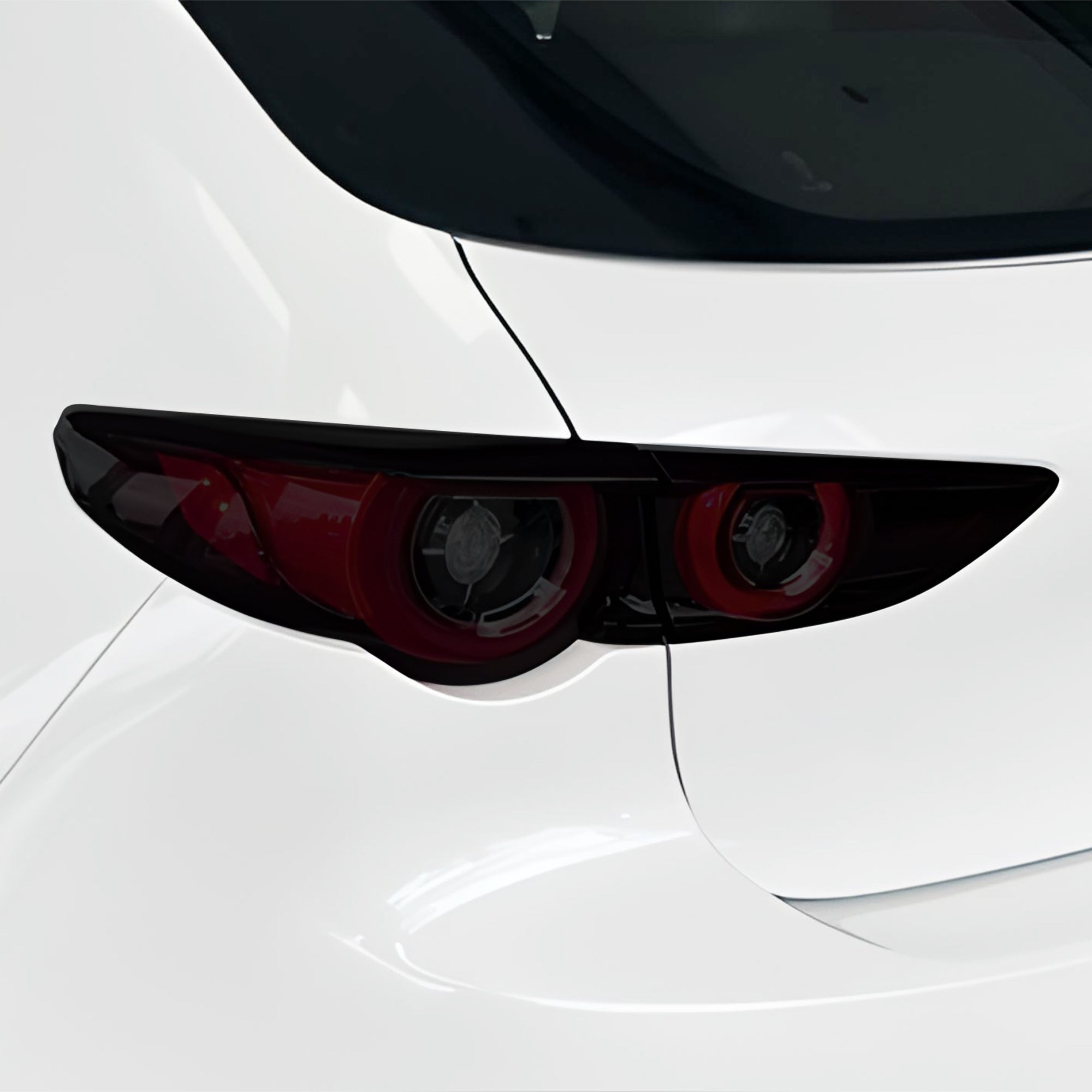 Full Headlight Taillight Precut Smoked PPF Tint Kit Film Overlay Fits Mazda 3 2019 - 2025 - Bogar Tech Designs