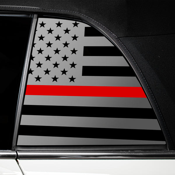 Quarter Window American Flag Vinyl Decal Stickers Fits Mini Cooper Convertible 2019-2024