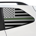 Quarter Window American Flag Vinyl Decal Stickers Fits Subaru Forester 2019-2024