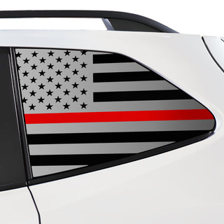 Buy thin-red-line Quarter Window American Flag Vinyl Decal Stickers Fits Subaru Forester 2019-2024