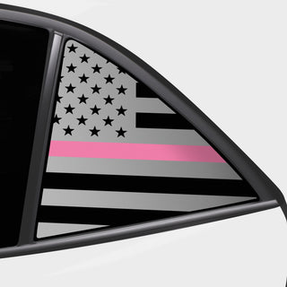 Quarter Window American Flag Vinyl Decal Stickers Fits Toyota Corolla Hatchback 2019 - 2025 - Bogar Tech Designs