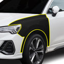 Fits Audi Q3 2019+ Precut Premium Gloss Black Carbon Fiber Fender Paint Protection Film PPF Decal Film Kit Cover