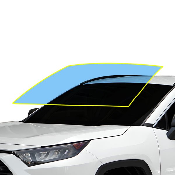Toyota RAV4 2019–2025 Windshield Protection Film Kit – Precut Clear PPF (Rock Chip Protection)