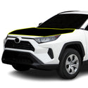 Fits Toyota RAV4 2019-2024 Precut Premium Gloss Black Carbon Fiber Hood Paint Protection Film PPF Decal Film Kit Cover