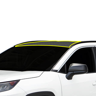 Fits Toyota RAV4 2019-2024 Precut Premium Gloss Black Carbon Fiber Roof Paint Protection Film PPF Decal Film Kit