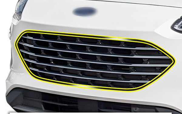 Vinyl Chrome Delete Grille Side Window Blackout Decal Stickers Overlay Film Fits Ford Escape