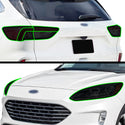 Full Headlight Taillight Precut Smoked PPF Tint Kit Overlay Film Fits Ford Escape 2020-2022