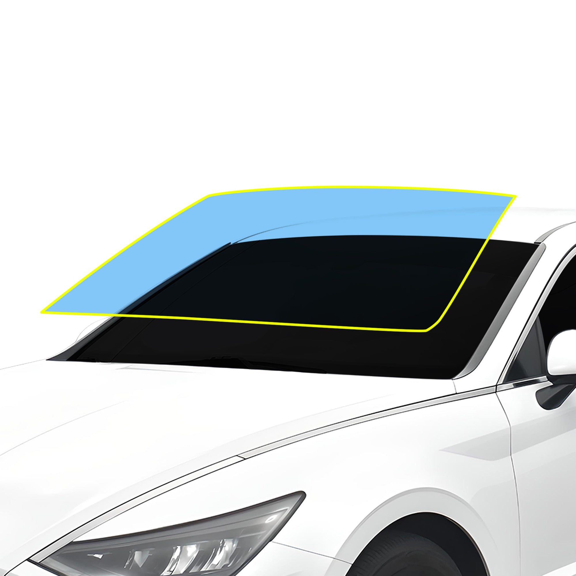 For Hyundai Sonata 2020 - 2024 Precut Front Rear Windshield Premium Protection Self Healing Film Kit - Bogar Tech Designs
