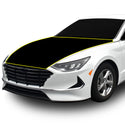 Fits Hyundai Sonata 2020-2023 Precut Premium Gloss Black Carbon Fiber Hood Paint Protection Film PPF Decal Film Kit Cover