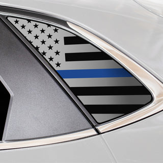 Buy thin-blue-line Quarter Window American Flag Vinyl Decal Stickers Fits Mazda Cx-30 2020-2024