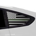 Fits BMW X6 2019-2023 Quarter Window American Flag Vinyl Decal Stickers