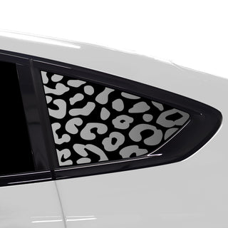 Animal Leopard Cheetah Cow Quarter Window Vinyl Decal Stickers Fits BMW X6 2020-2025