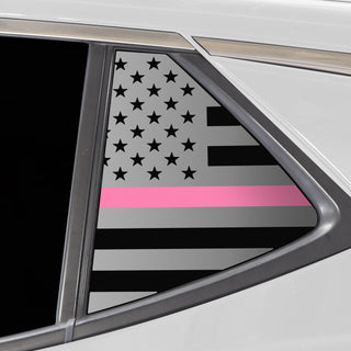 Buy thin-pink-line Quarter Window American Flag Vinyl Decal Stickers Fits Buick Encore GX 2020-2024