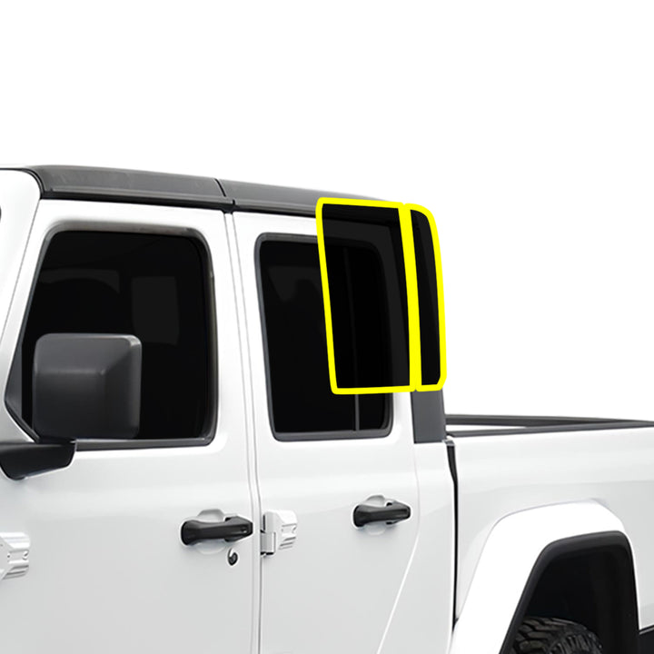 For Jeep Gladiator 2020+ Premium Nano Ceramic Precut Window Tint Film Kit Front Rear Windows Windshield - Bogar Tech Designs