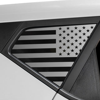 Quarter Window American Flag Vinyl Decal Stickers Fits Kia Soul 2020-2024