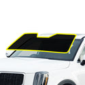 Precut Front Rear Windows Windshield Premium Nano Ceramic Window Film Tint Kit For Kia Telluride 2020+