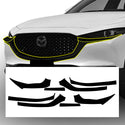 Vinyl Chrome Delete Grille Side Window Rear Blackout Decal Stickers Overlay Film Fits Mazda Cx-30 2020-2024