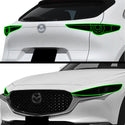 Full Headlight Taillight Precut Smoked PPF Tint Kit Film Overlay Fits Mazda Cx-30 2020-2024