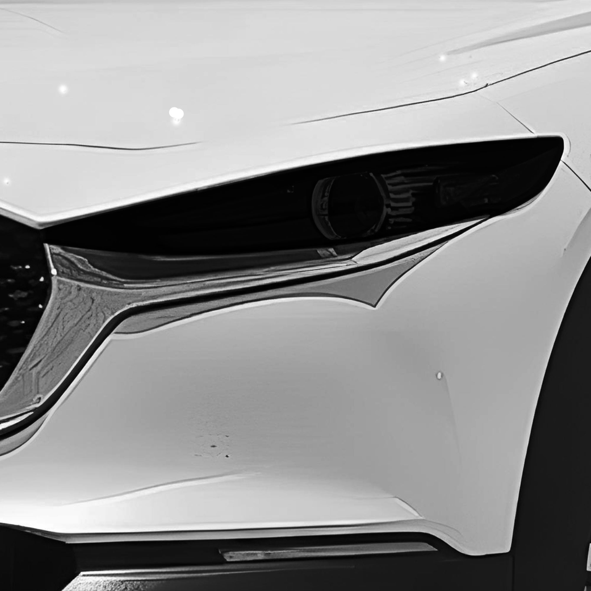 Full Headlight Taillight Precut Smoked PPF Tint Kit Film Overlay Fits Mazda Cx - 30 2020 - 2025 - Bogar Tech Designs