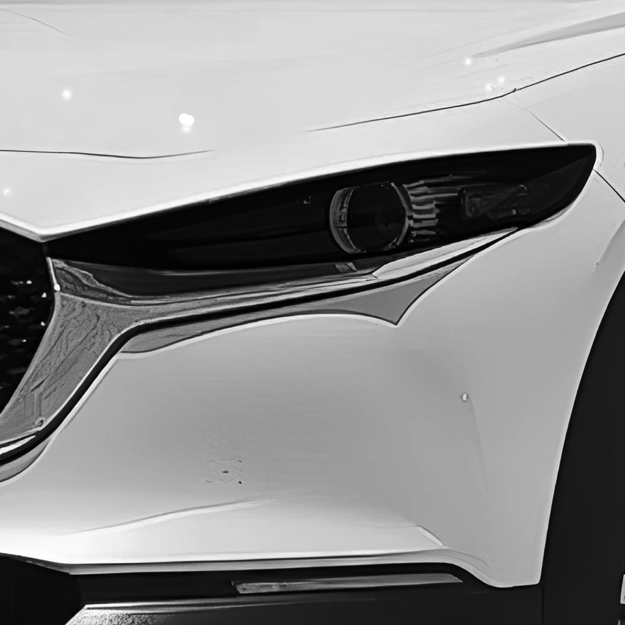 Full Headlight Taillight Precut Smoked PPF Tint Kit Film Overlay Fits Mazda Cx - 30 2020 - 2025 - Bogar Tech Designs