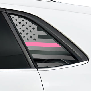 Buy thin-pink-line Quarter Window American Flag Vinyl Decal Stickers Fits Volkswagen Atlas Cross Sport 2020 - 2024