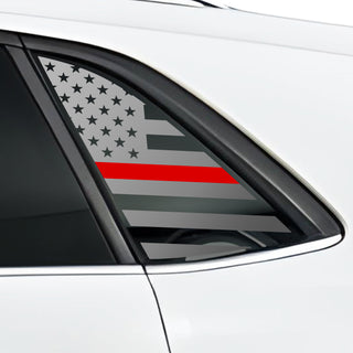 Buy thin-red-line Quarter Window American Flag Vinyl Decal Stickers Fits Volkswagen Atlas Cross Sport 2020 - 2024