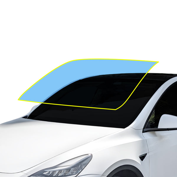 For Tesla Model Y 2020+ Precut Front Rear Windshield Premium Protection Self Healing Film Kit