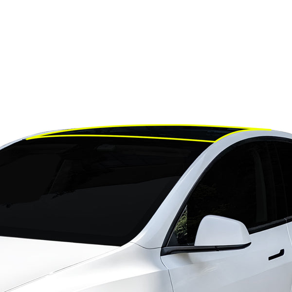 Fits Tesla Model Y 2020+ Precut Premium Sunroof Panoramic Roof Protection Film Clear Bra Decal Film Kit Cover