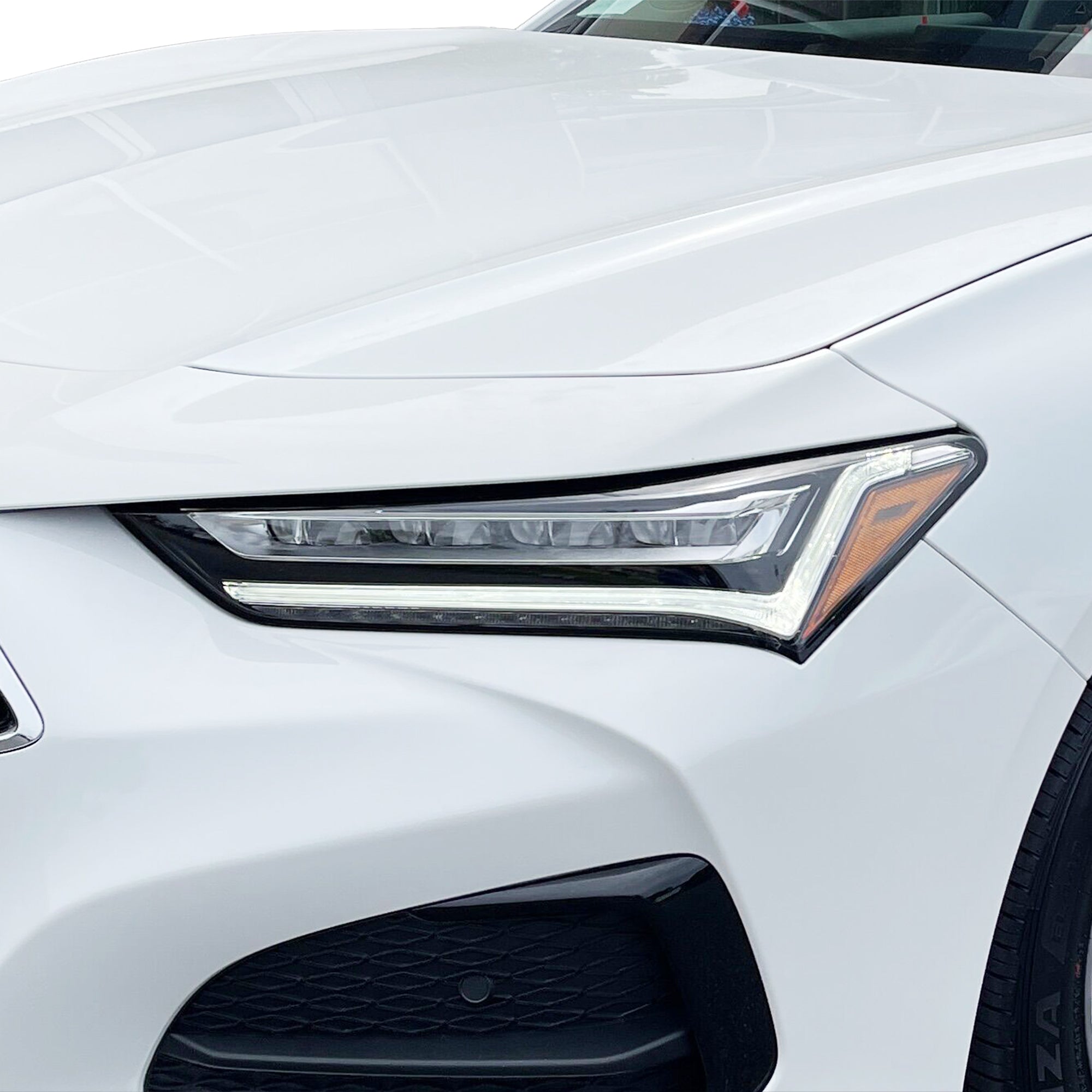 Fits Acura TLX 2021 - 2025 Full Headlight Taillight Precut Smoked PPF Tint Kit Overlay Film - Bogar Tech Designs