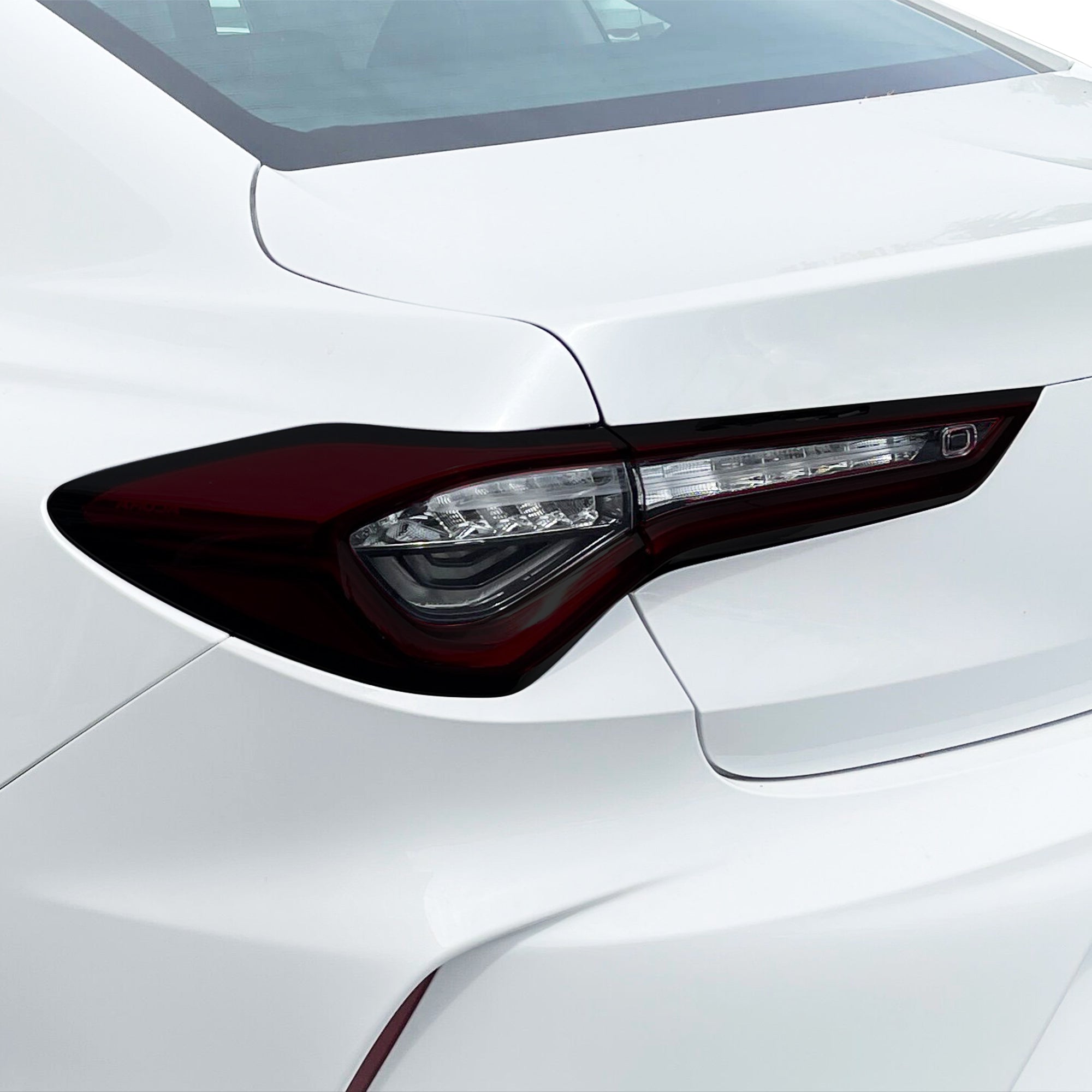 Fits Acura TLX 2021 - 2025 Full Headlight Taillight Precut Smoked PPF Tint Kit Overlay Film - Bogar Tech Designs