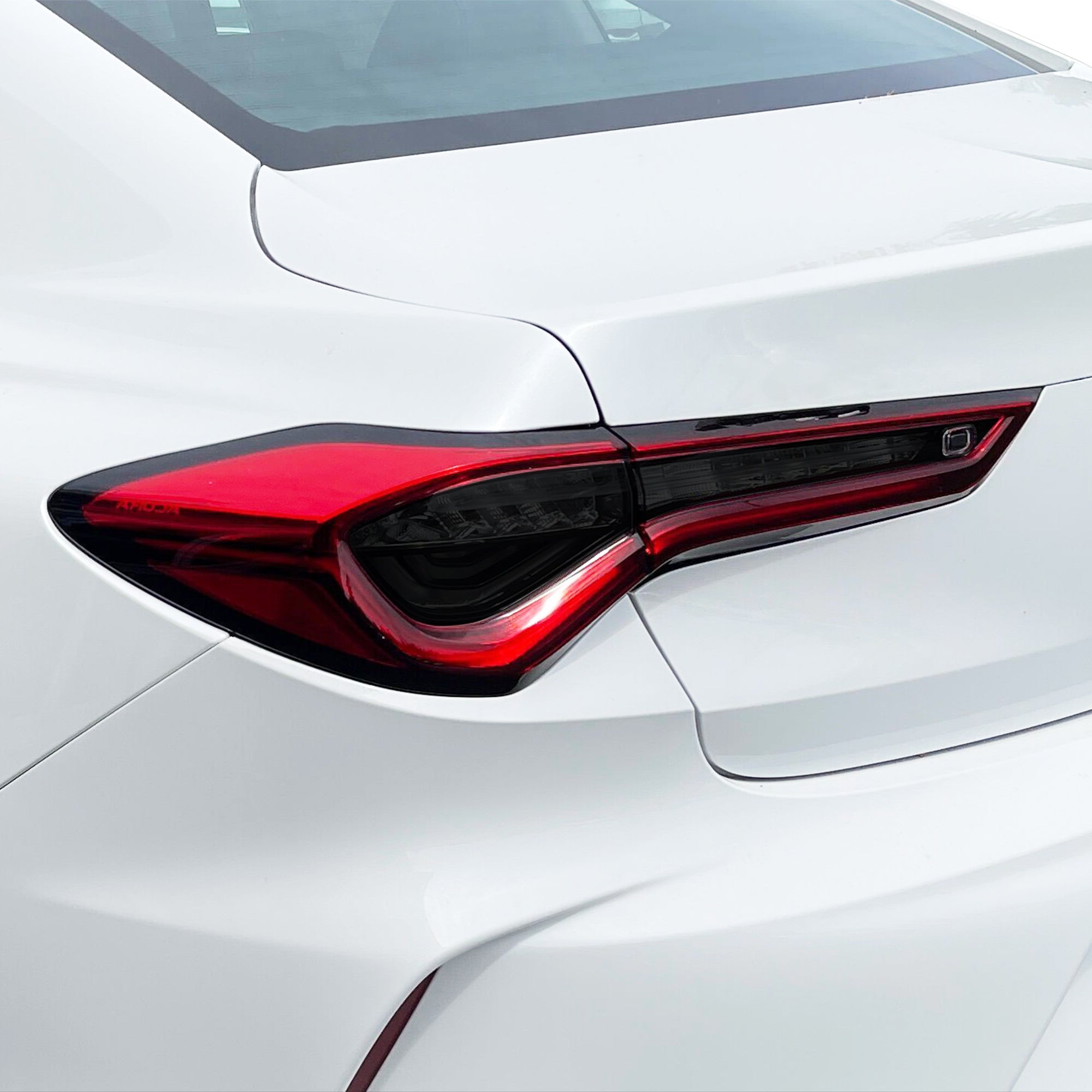 Fits Acura TLX 2021 - 2025 Full Headlight Taillight Precut Smoked PPF Tint Kit Overlay Film - Bogar Tech Designs