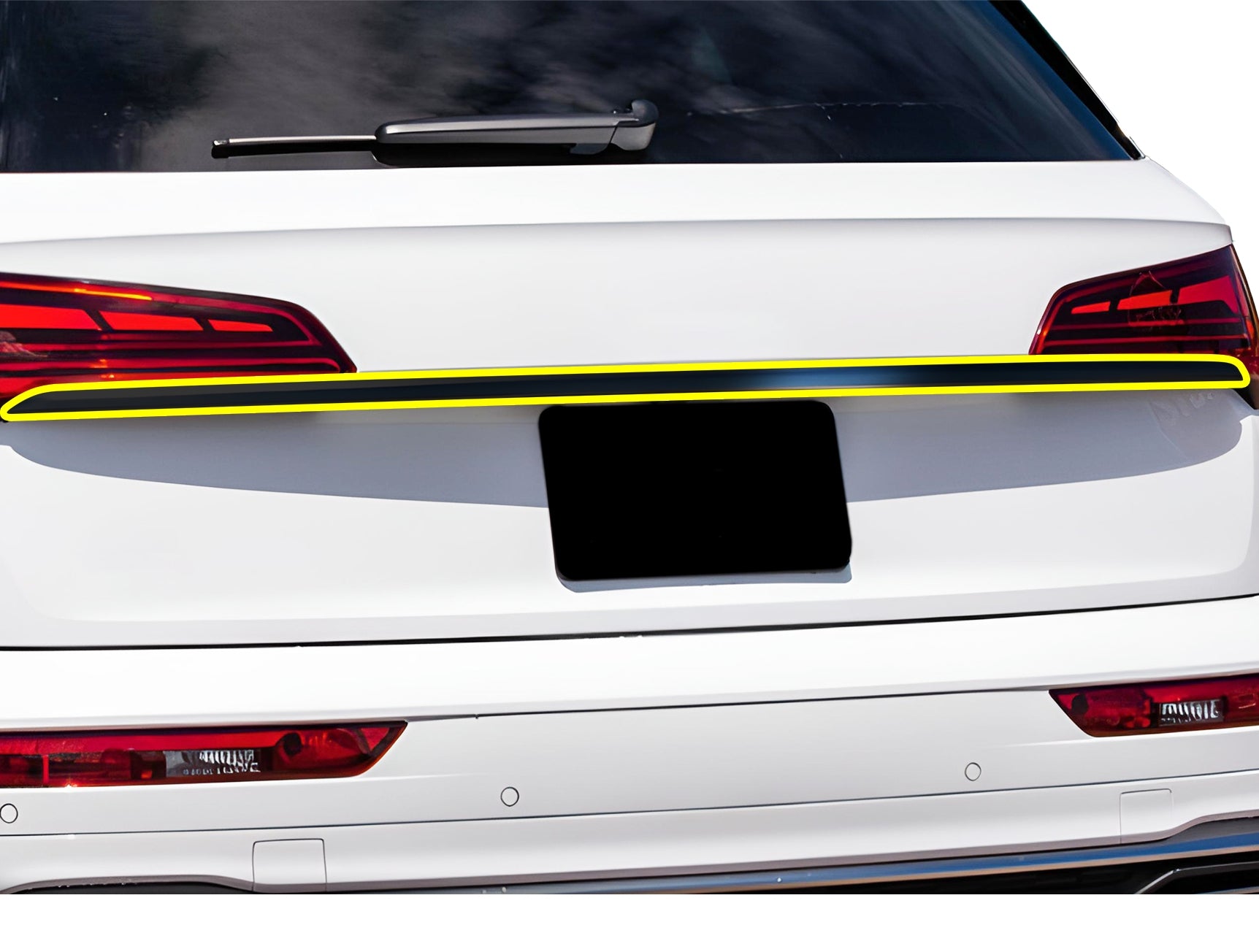 Vinyl Chrome Delete Grille Side Window Rear Blackout Decal Stickers Overlay Film Fits Audi Q5 - Bogar Tech Designs